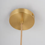 Horo Pendant Lamp Modern Brass Glass LED Ceiling Light for Dining Room