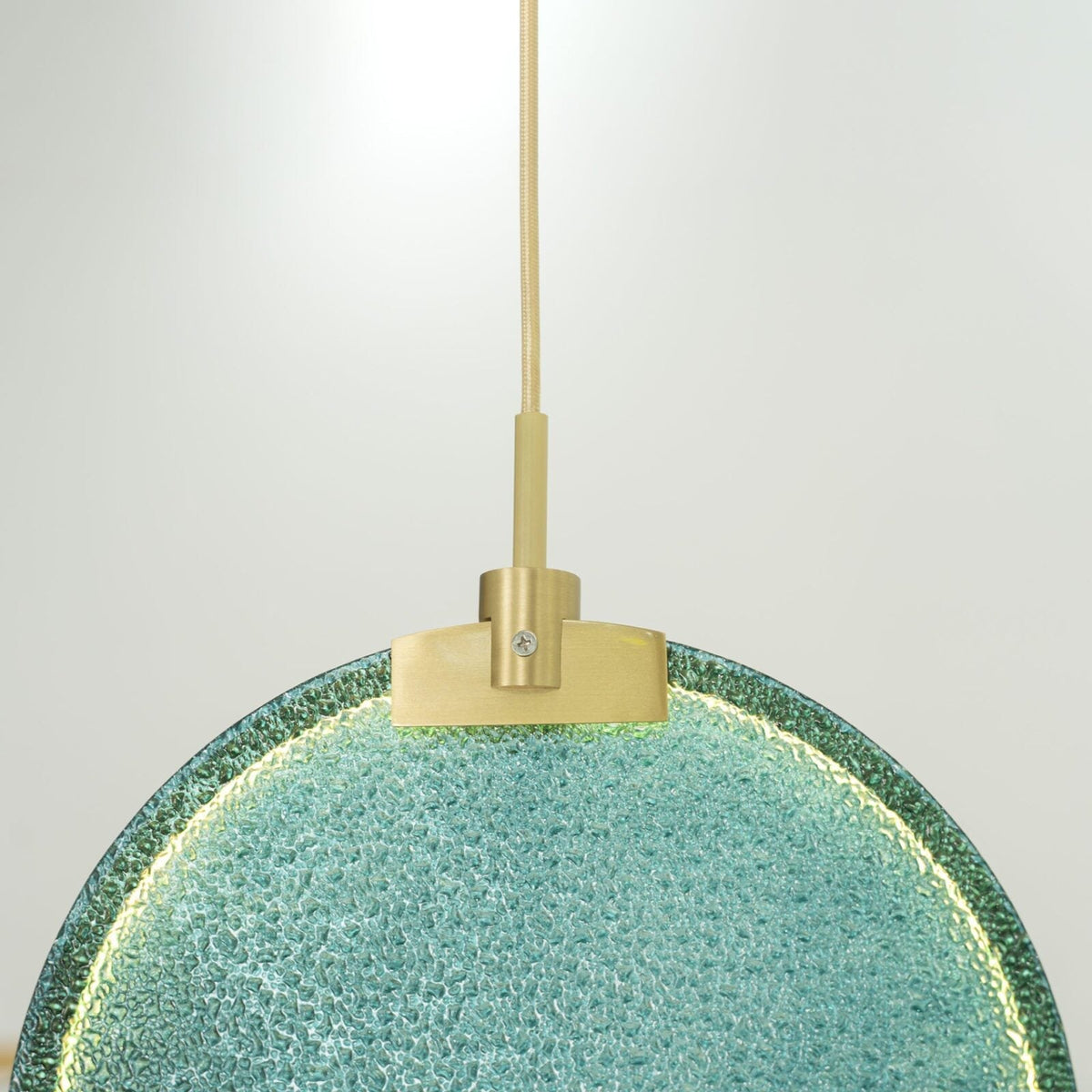 Horo Pendant Lamp Modern Brass Glass LED Ceiling Light for Dining Room