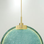 Horo Pendant Lamp Modern Brass Glass LED Ceiling Light for Dining Room