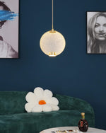Horo Pendant Lamp Modern Brass Glass LED Ceiling Light for Dining Room