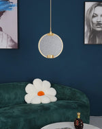 Horo Pendant Lamp Modern Brass Glass LED Ceiling Light for Dining Room