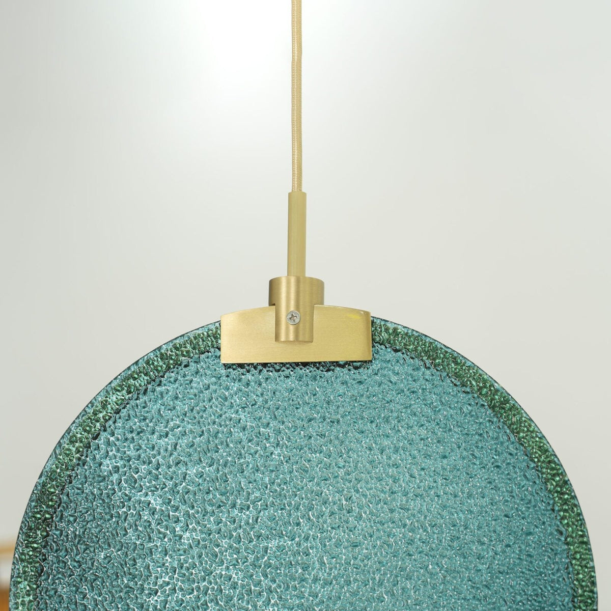 Horo Pendant Lamp Modern Brass Glass LED Ceiling Light for Dining Room
