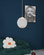Horo Pendant Lamp Modern Brass Glass LED Ceiling Light for Dining Room
