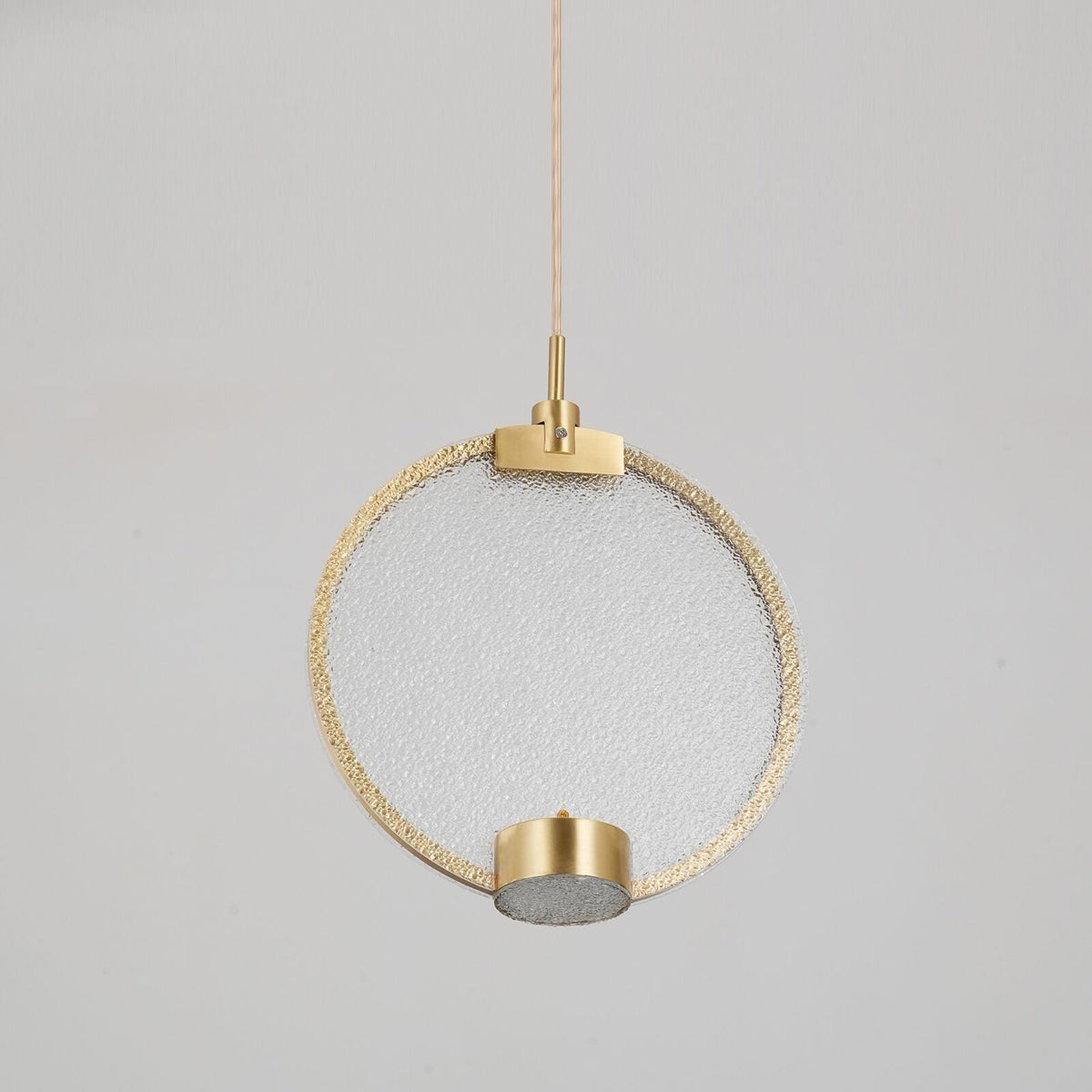Horo Pendant Lamp Modern Brass Glass LED Ceiling Light for Dining Room