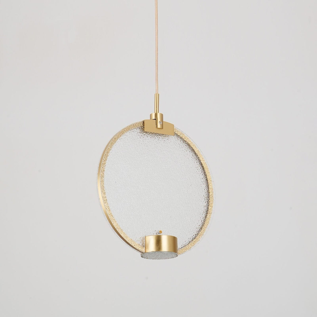 Horo Pendant Lamp Modern Brass Glass LED Ceiling Light for Dining Room