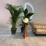 Luxury Modern Floor Lamp for Living Room | James Blown Glass & Resin Design