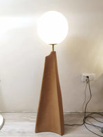 Luxury Modern Floor Lamp for Living Room | James Blown Glass & Resin Design