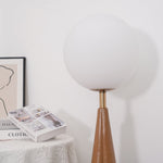 Luxury Modern Floor Lamp for Living Room | James Blown Glass & Resin Design