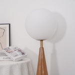 Luxury Modern Floor Lamp for Living Room | James Blown Glass & Resin Design