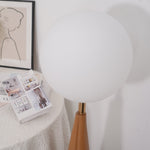 Luxury Modern Floor Lamp for Living Room | James Blown Glass & Resin Design