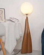 Luxury Modern Floor Lamp for Living Room | James Blown Glass & Resin Design
