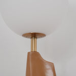 Luxury Modern Floor Lamp for Living Room | James Blown Glass & Resin Design
