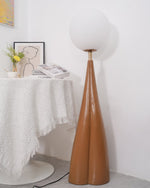 Luxury Modern Floor Lamp for Living Room | James Blown Glass & Resin Design
