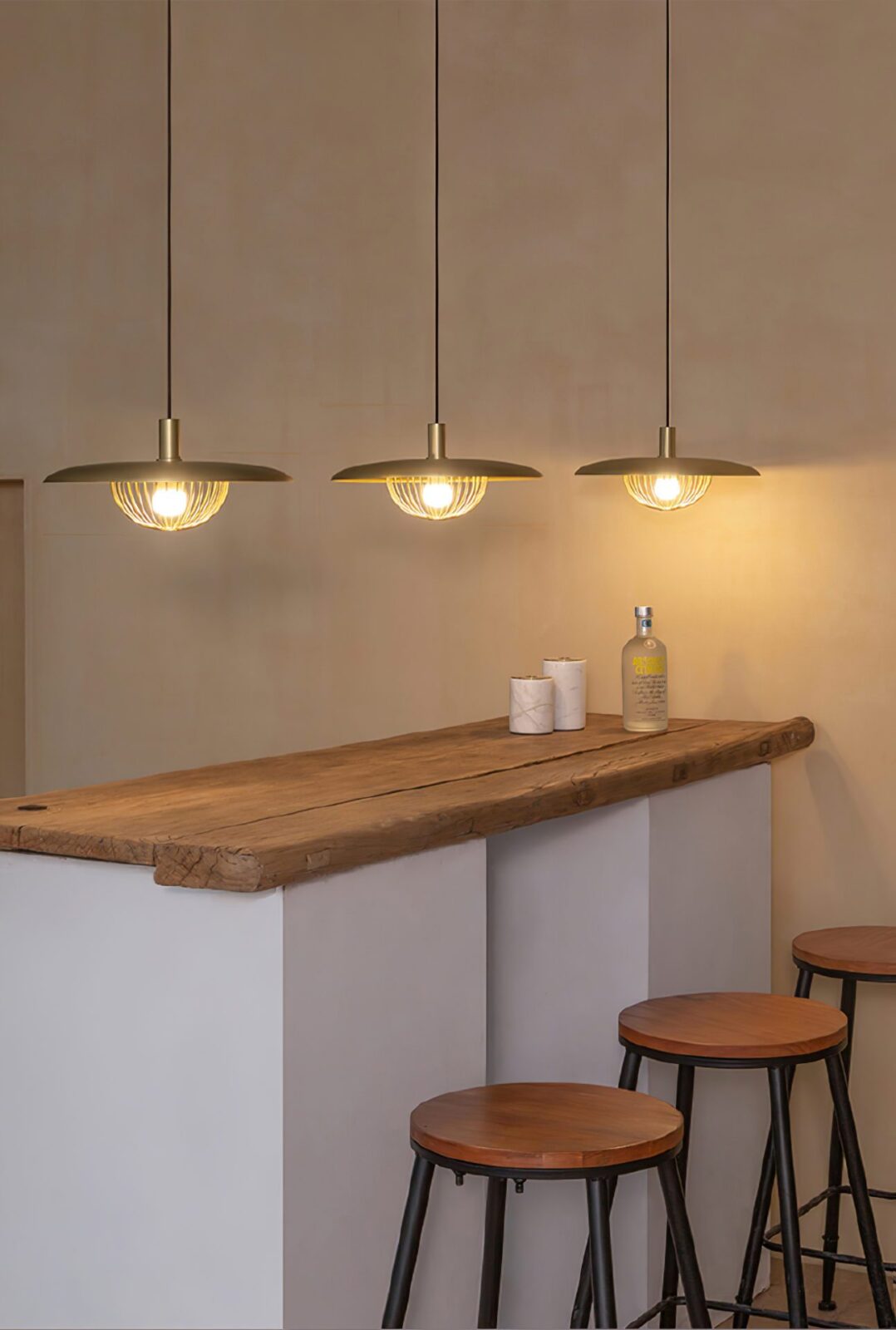 Modern Wood Pendant Light Luxury Dining Room Lamp