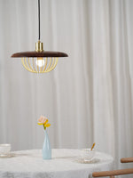 Modern Wood Pendant Light Luxury Dining Room Lamp