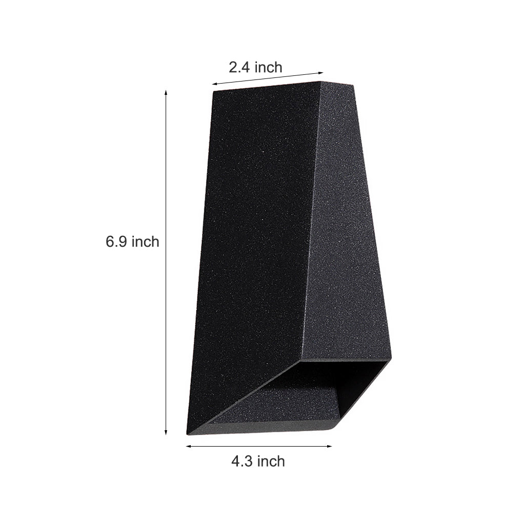 Creative Outdoor Waterproof Led Double Headed Courtyard Exterior Wall Sconces