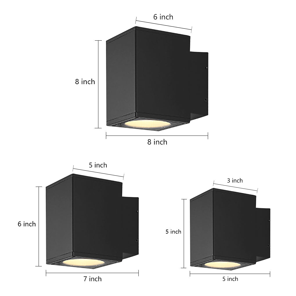 Waterproof Led Exterior Wall Sconces For Villa Outdoor Patio Balcony