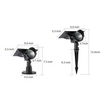 Waterproof Rgb Outdoor Solar Spot Light