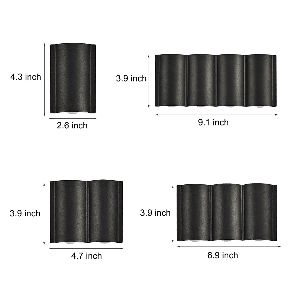 Wave Up And Down Wall Washer Light Li002115