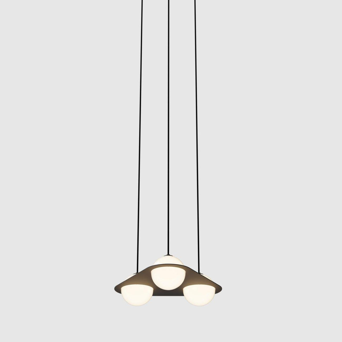 Black Glass Pendant Lamp
