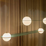 Black Glass Pendant Lamp