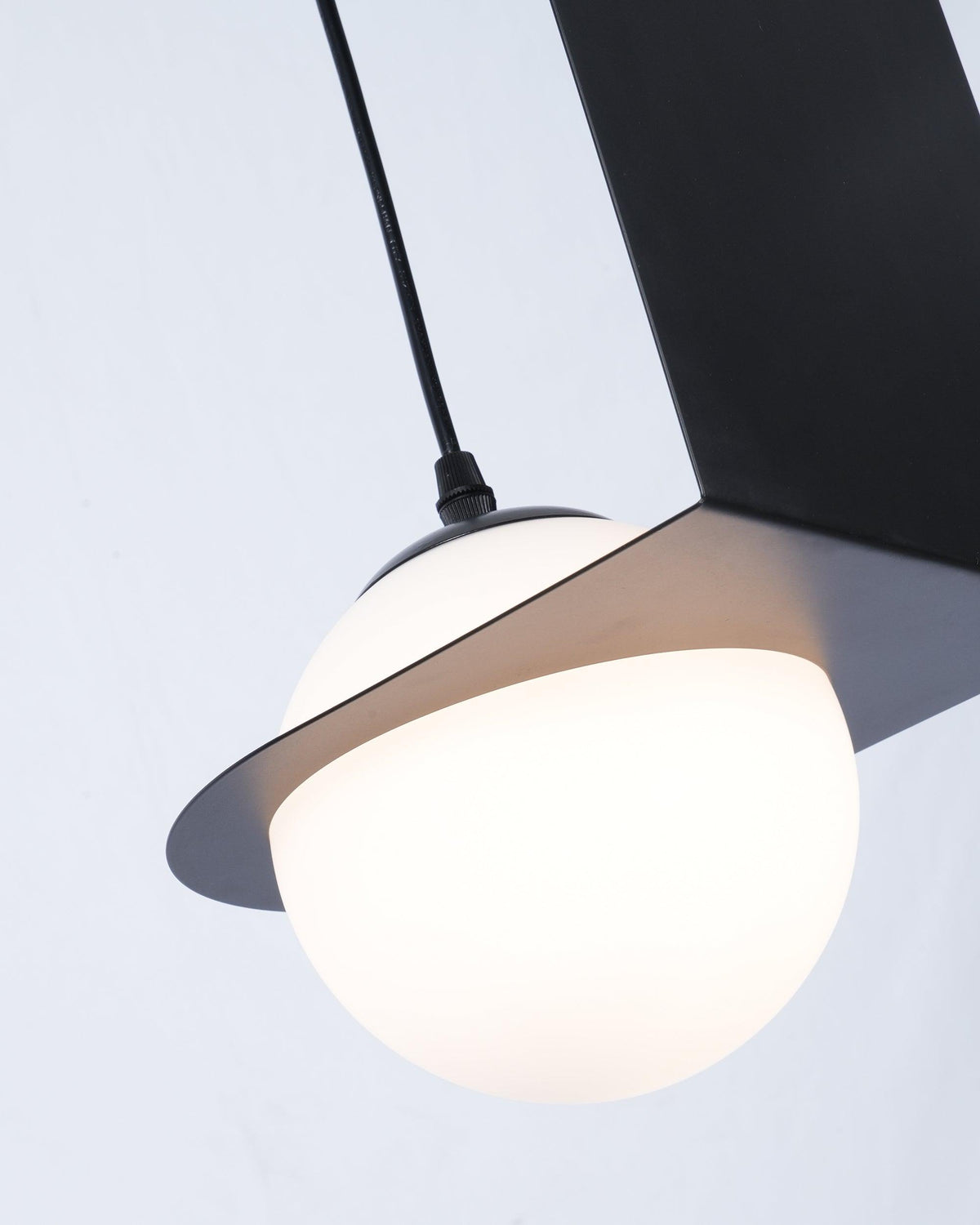 Black Glass Pendant Lamp