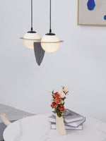 Black Glass Pendant Lamp