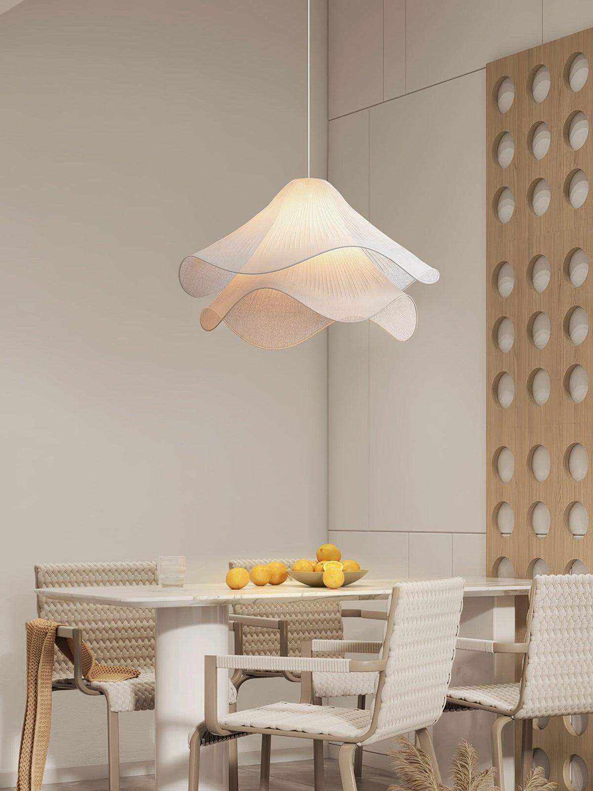 Ethereal Bloom Plug In Pendant Light