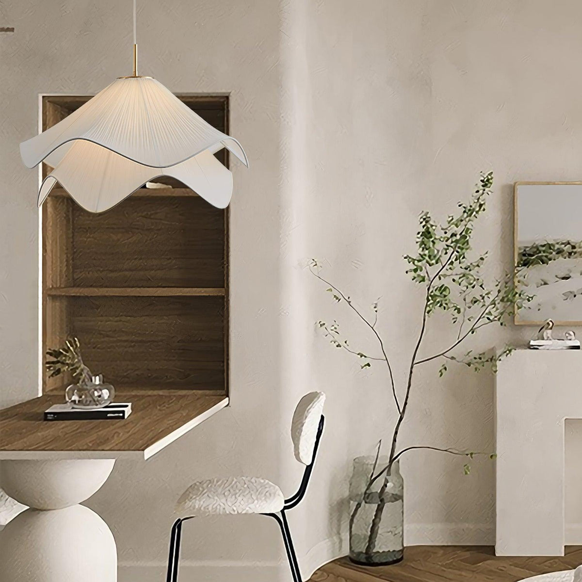 Ethereal Bloom Plug In Pendant Light