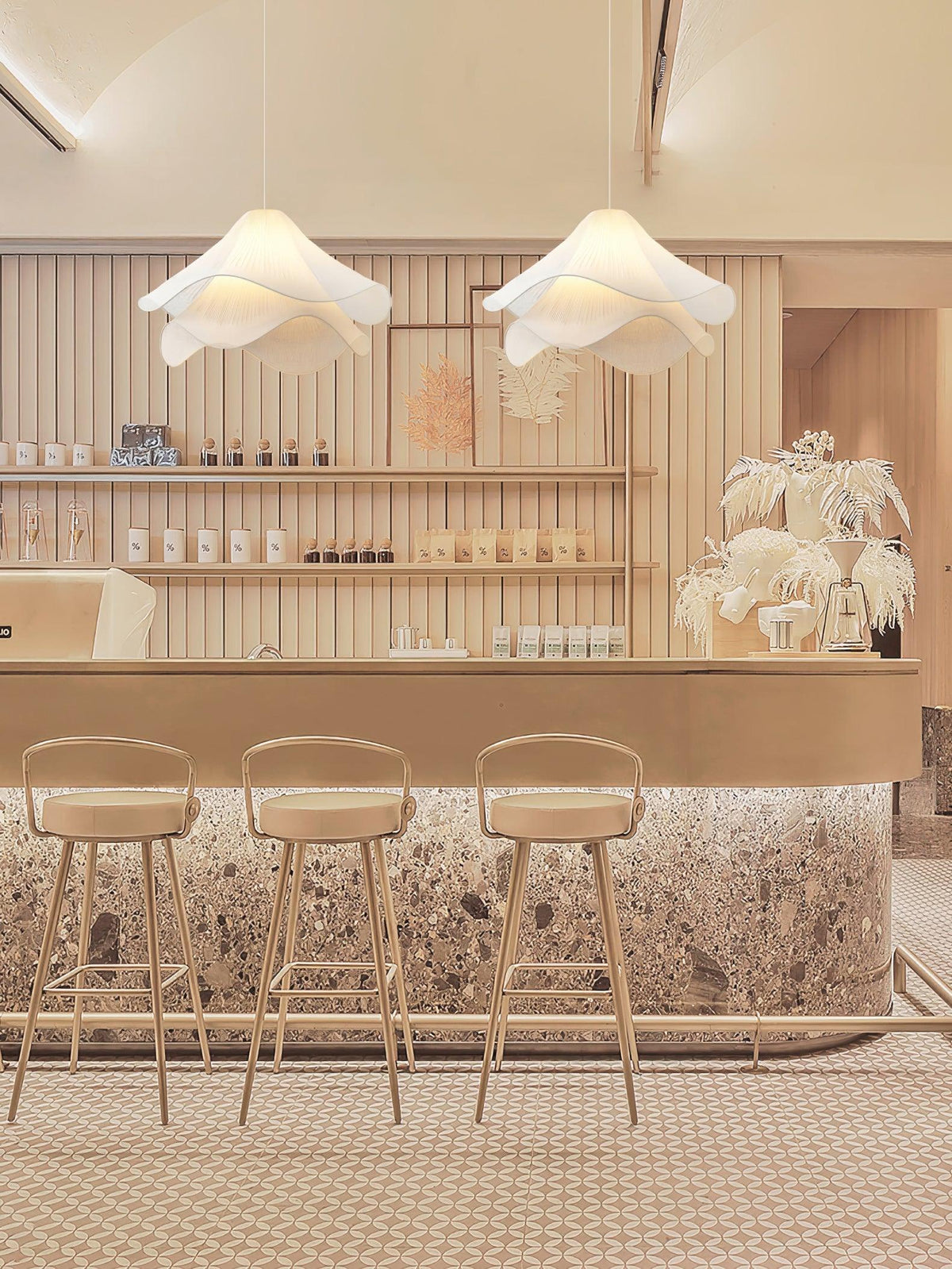 Ethereal Bloom Plug In Pendant Light