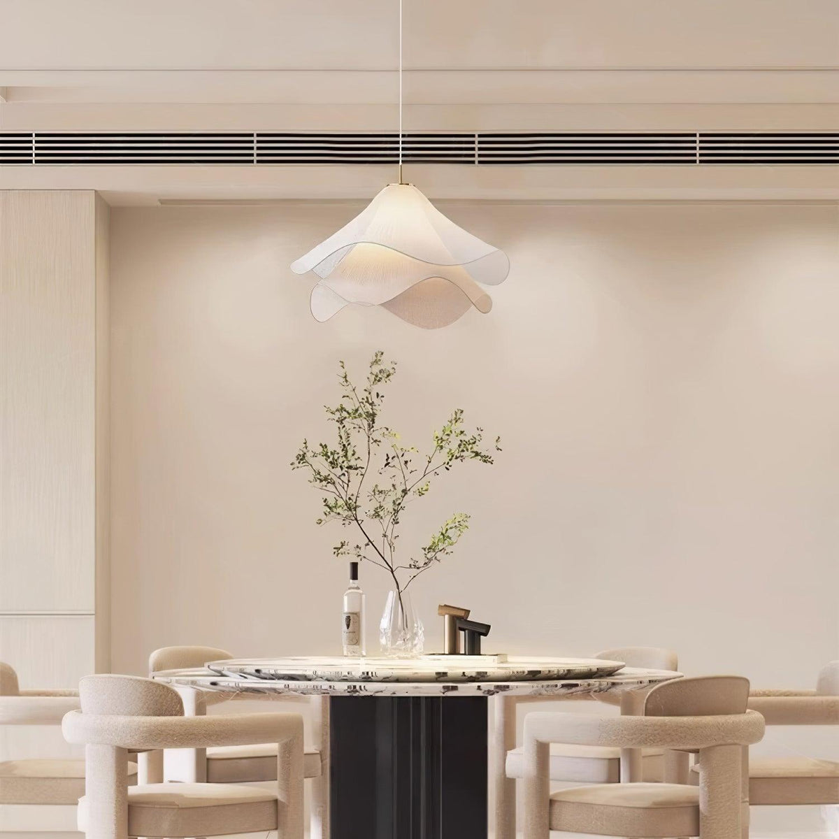 Ethereal Bloom Plug In Pendant Light