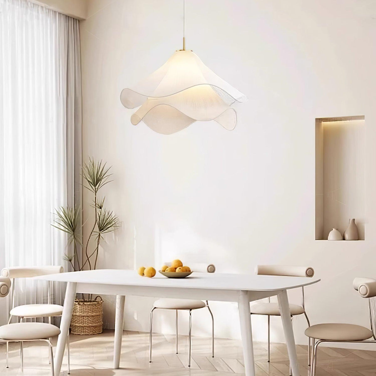 Ethereal Bloom Plug In Pendant Light