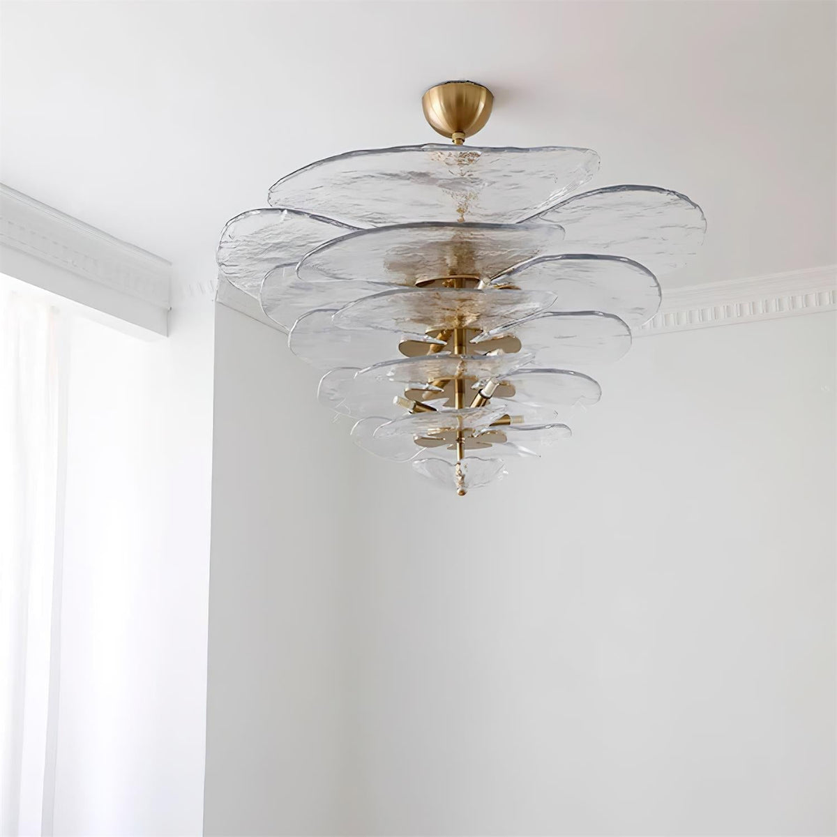 lotus-leaf-layered-glass-chandelier
