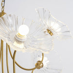 Lotus Leaf Glass Chandelier
