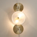 Luxury Gold Wall Sconce with Frosted Glass Shade for Bedroom Living Room