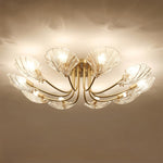 luxury-shell-brass-ceiling-lamp