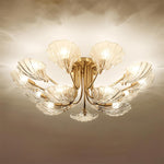 luxury-shell-brass-ceiling-lamp