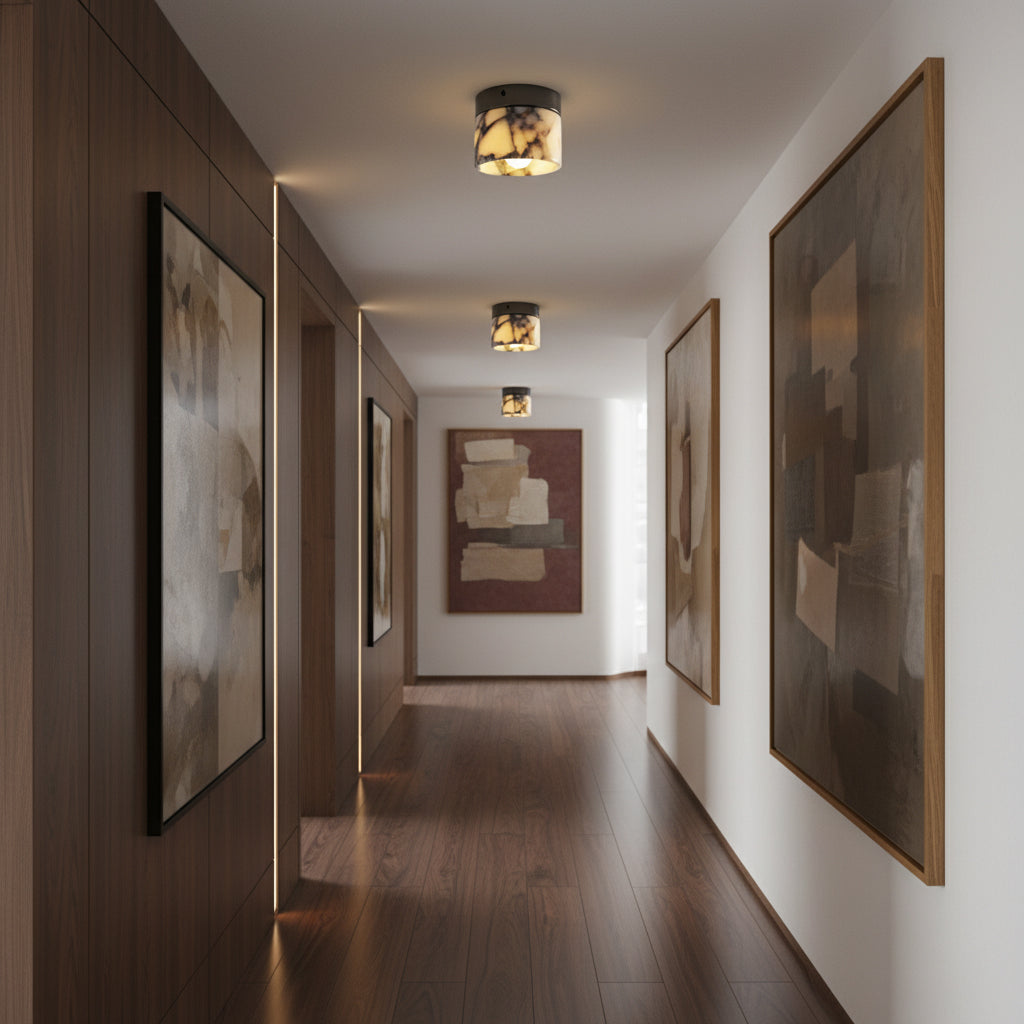 marble-round-ceiling-lamp
