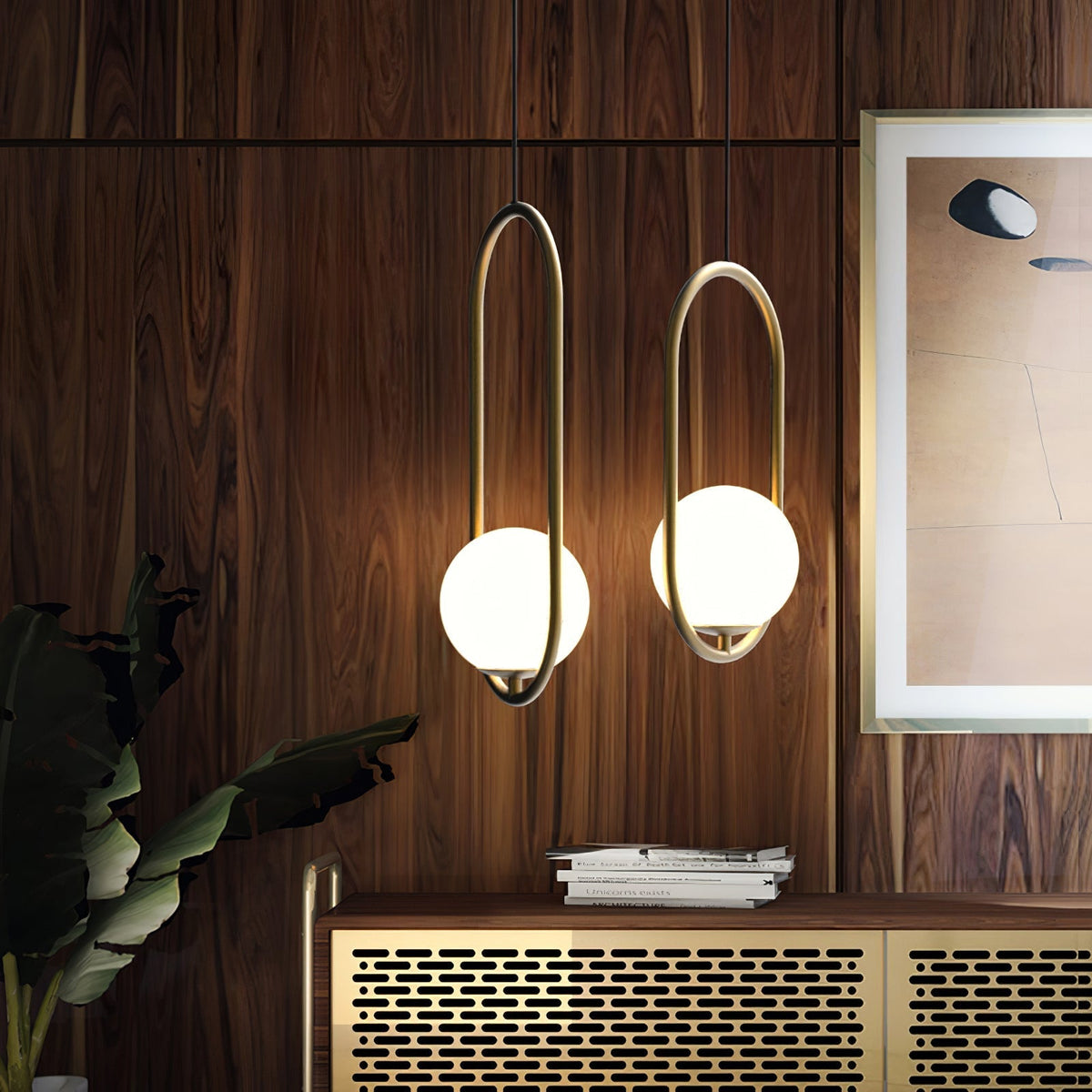Mila Brass Pendant Lamp