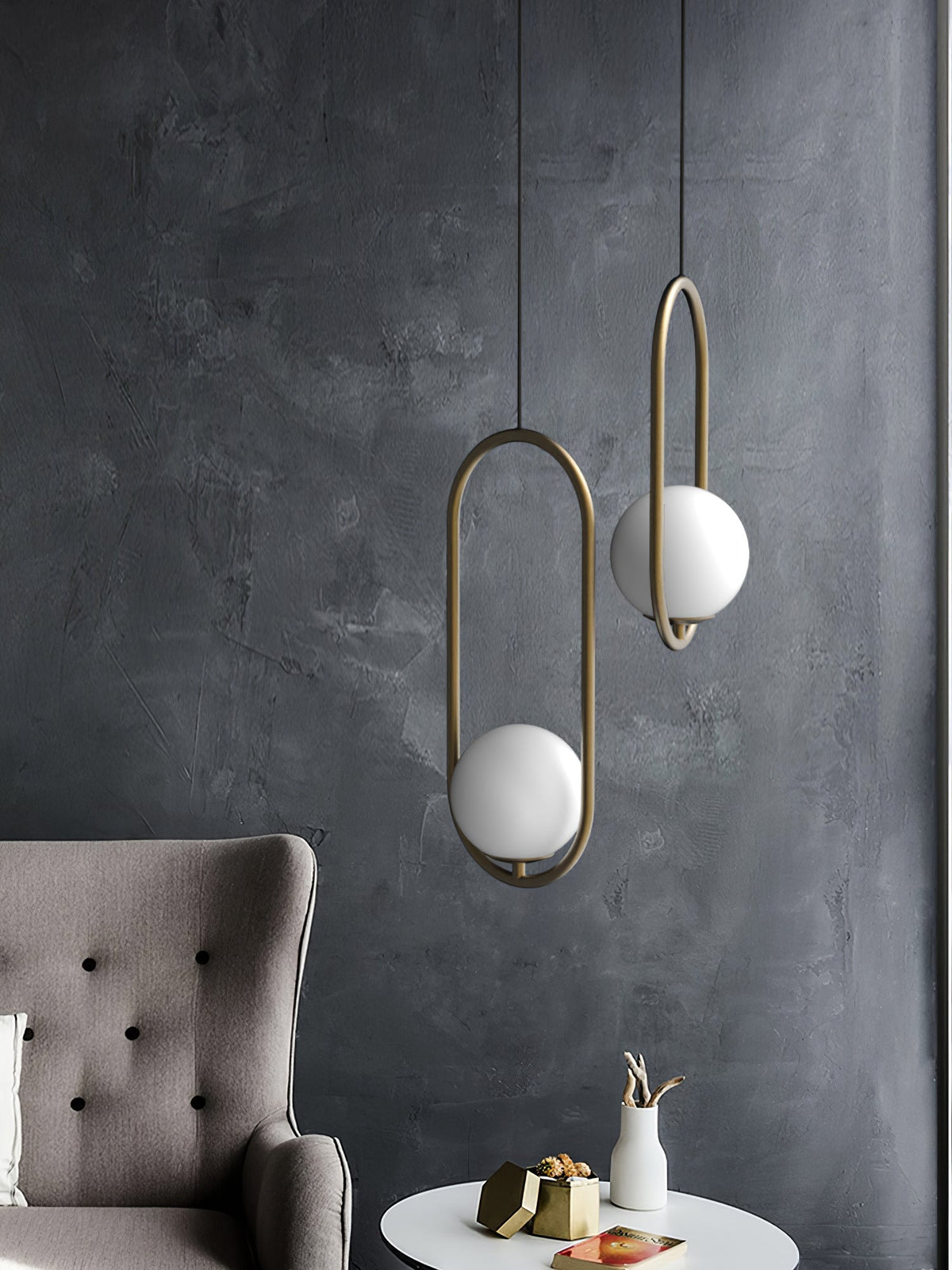 Mila Brass Pendant Lamp