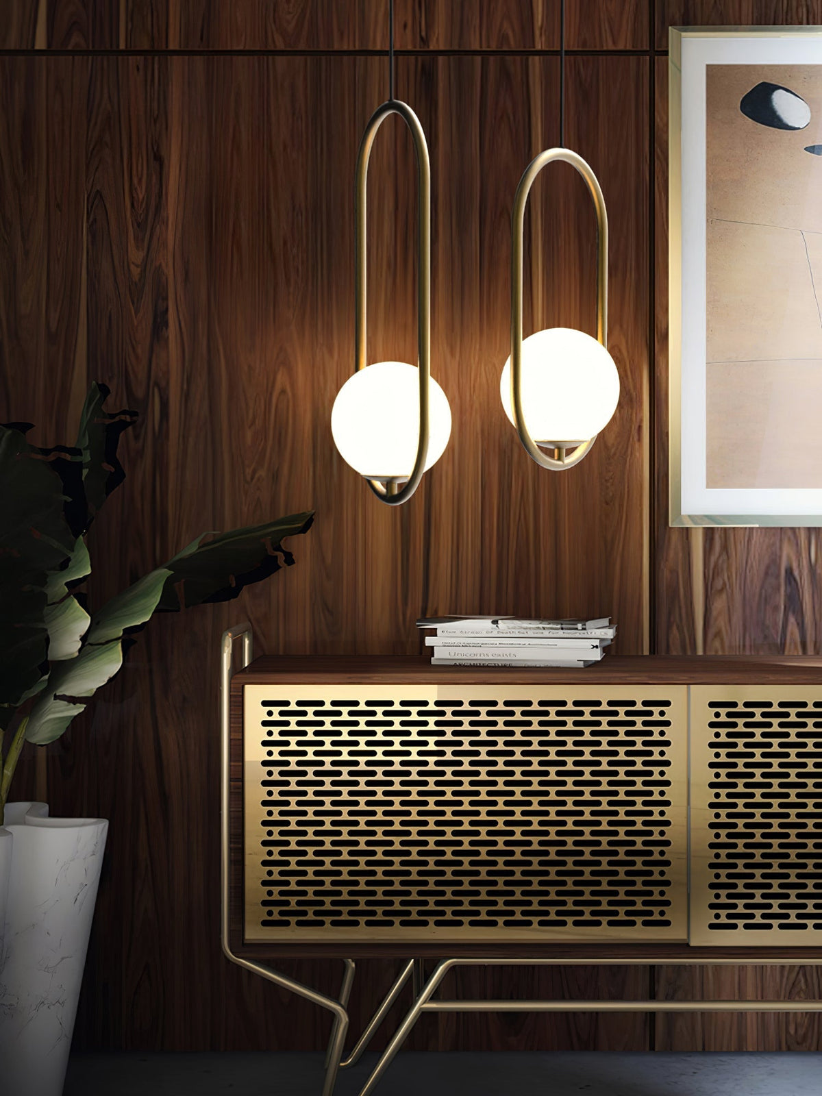 Mila Brass Pendant Lamp