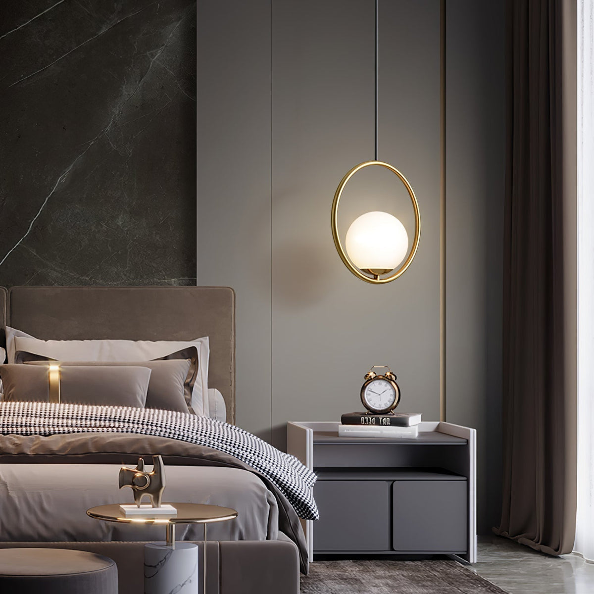 Mila Brass Pendant Lamp