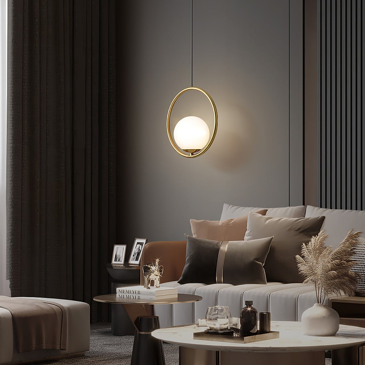 Mila Brass Pendant Lamp