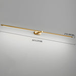 Minimalist Linear Plug In Wall Lamp