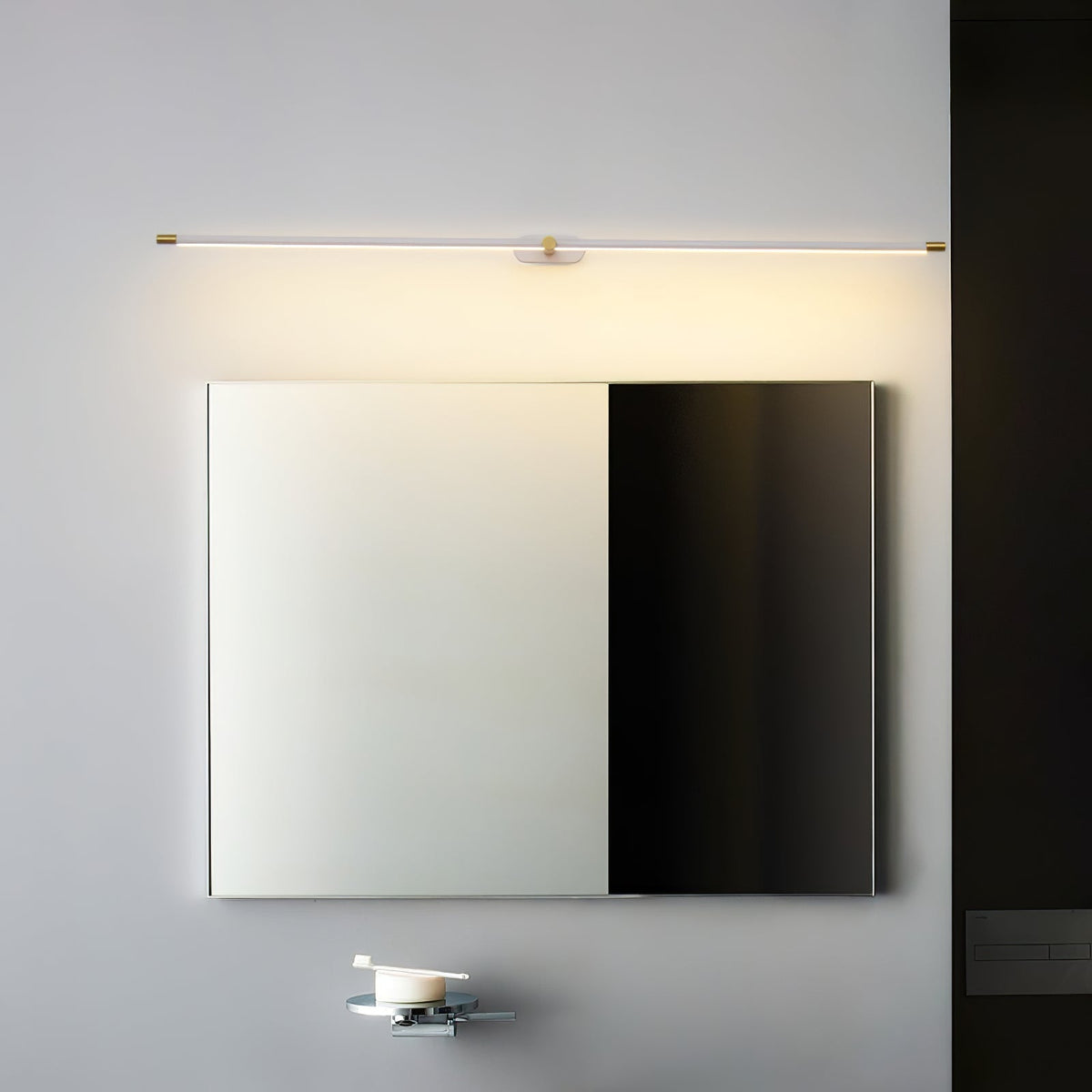 Minimalist Linear Plug In Wall Lamp
