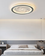 Minimalist Round LED Ceiling Light Modern Aluminum Fixture for Bedroom Living Room