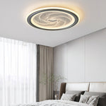 Minimalist Round LED Ceiling Light Modern Aluminum Fixture for Bedroom Living Room