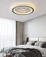 Minimalist Round LED Ceiling Light Modern Aluminum Fixture for Bedroom Living Room