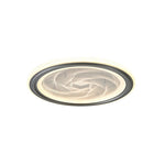 Minimalist Round LED Ceiling Light Modern Aluminum Fixture for Bedroom Living Room