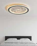 Minimalist Round LED Ceiling Light Modern Aluminum Fixture for Bedroom Living Room